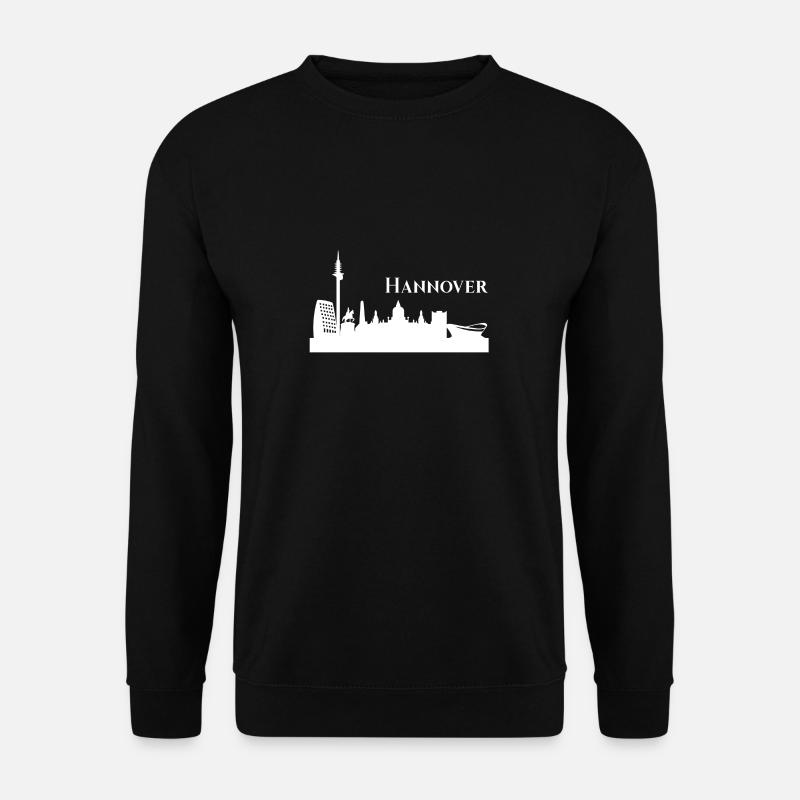Hannover Skyline - Unisex Pullover - Schwarz