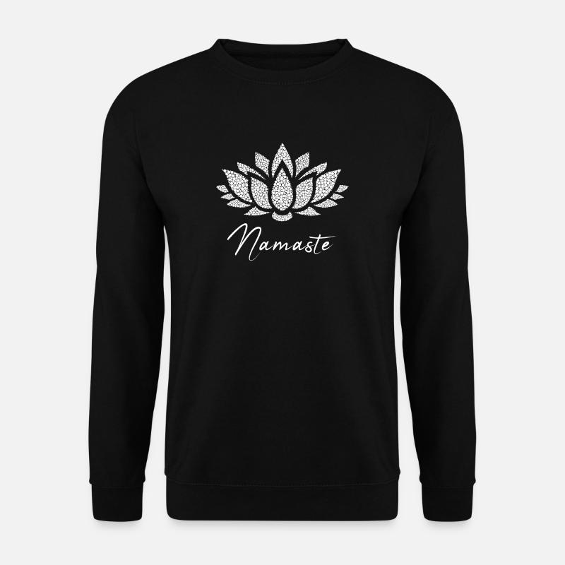 Namaste / Geschenk Idee - Unisex Pullover - Schwarz