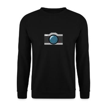 appareille photo vintage - Sweat-shirt Unisexe - noir - Devant - Alina (178cm) & Michal (187cm)