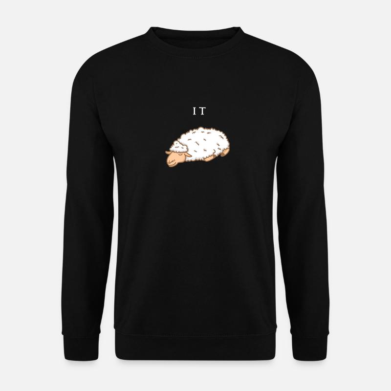 IT Abteilung - Schaaf - schlafen - Informatik - Unisex Pullover - Schwarz