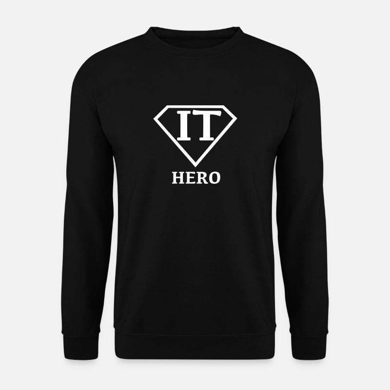 IT HERO - Sweat-shirt Unisexe - noir