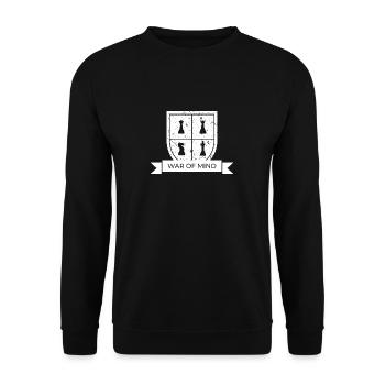 War of the spirit chess gift idea player - Unisex Sweatshirt - black - Front - Alina (178cm) & Michal (187cm)