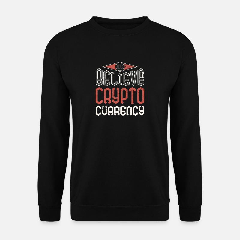 Crypto shirt currency - Unisex Pullover - Schwarz