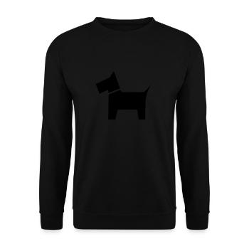 Idée de cadeau de symbole de chien - Sweat-shirt Unisexe - noir - Devant - Alina (178cm) & Michal (187cm)