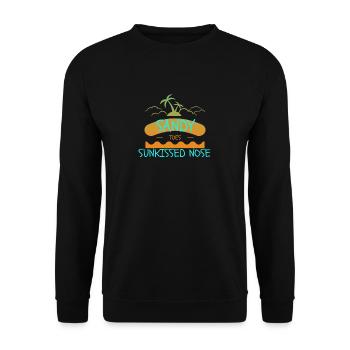 Sunkissed - Unisex Sweatshirt - black - Front - Alina (178cm) & Michal (187cm)