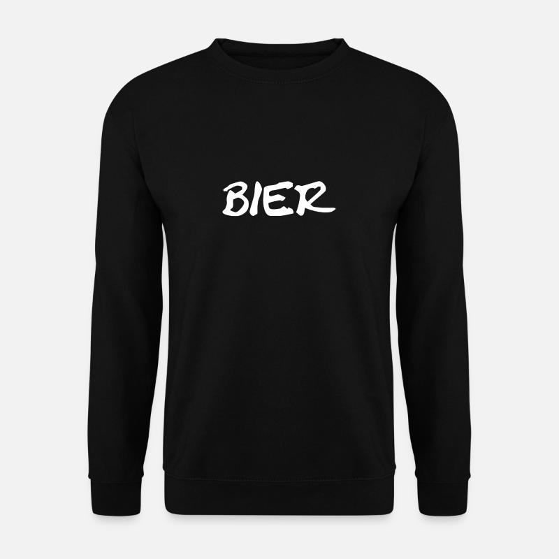 BIER - simpel aber effektiv - Unisex Pullover - Schwarz