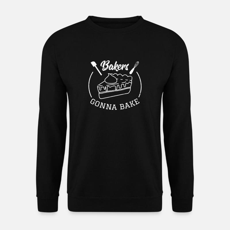 Bäcker Bäckerin backen Geschenk idee Kuchen Hobby - Unisex Pullover - Schwarz