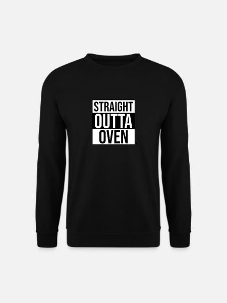 Backen aus dem Ofen Bäcker Geschenk idee Bäckerin - Unisex Pullover - Schwarz