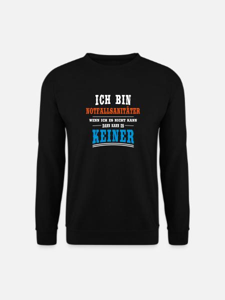 Notfallsanitäter Beruf - Unisex Pullover - Schwarz