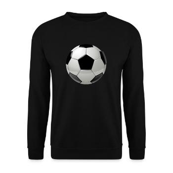 Coupe du monde idée cadeau de football - Sweat-shirt Unisexe - noir - Devant - Alina (178cm) & Michal (187cm)