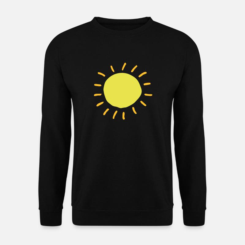 Sonne Stern Himmel Geschenkidee für den Sommer - Unisex Pullover - Schwarz