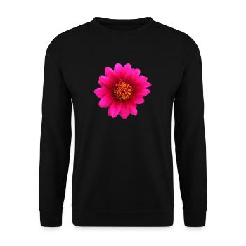 flowers lilies tulips orchids sunflower dahlia ger - Unisex Pullover - Schwarz - Vorne - Alina (178cm) & Michal (187cm)
