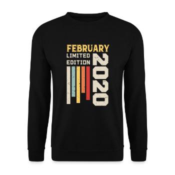 Février 2020 - Cadeau anniversaire Février 2020 - Sweat-shirt Unisexe - noir - Devant - Alina (178cm) & Michal (187cm)