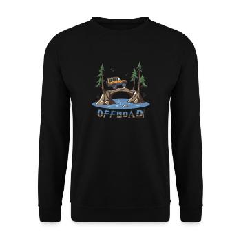 Véhicules tout-terrain - Sweat-shirt Unisexe - noir - Devant - Alina (178cm) & Michal (187cm)
