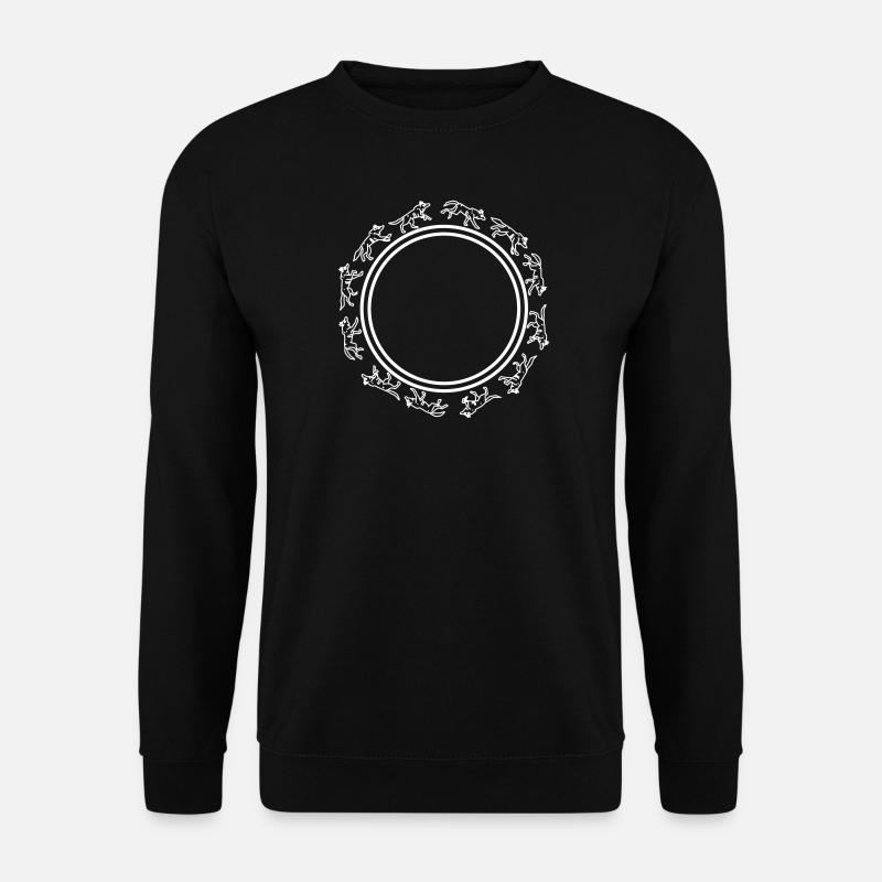 Wolves - Unisex Pullover - Schwarz
