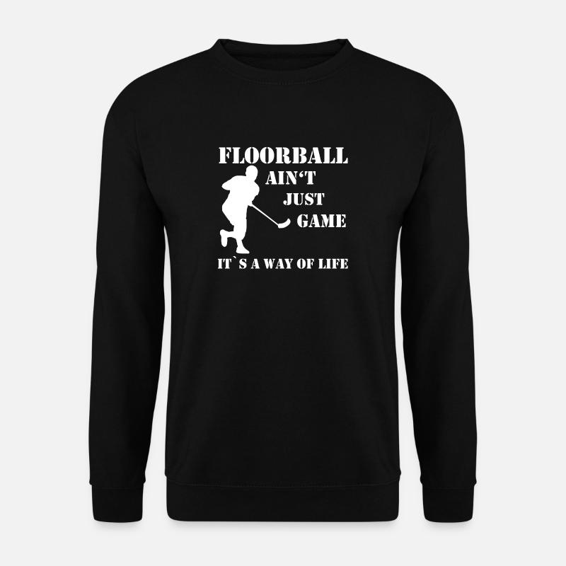 Floorball - Unisex Pullover - Schwarz