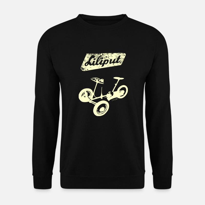 Liliput DDR Dreirad Spielzeug Ostalgie T-Shirt - Unisex Pullover - Schwarz
