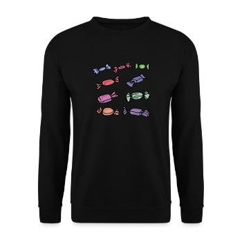 BonBons - Unisex Pullover - Schwarz - Vorne - Alina (178cm) & Michal (187cm)