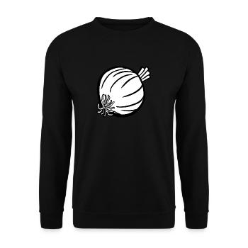 onions halloween vegetables vegetables37 - Unisex Sweatshirt - black - Front - Alina (178cm) & Michal (187cm)