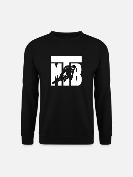 MTB Mountainbike Radfahren Radler Biker Downhill - Unisex Pullover - Schwarz