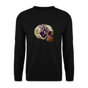 Headbleed - Sweat-shirt Unisexe - noir - Devant - Alina (178cm) & Michal (187cm)