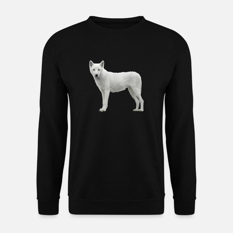 Wolf - Unisex Pullover - Schwarz