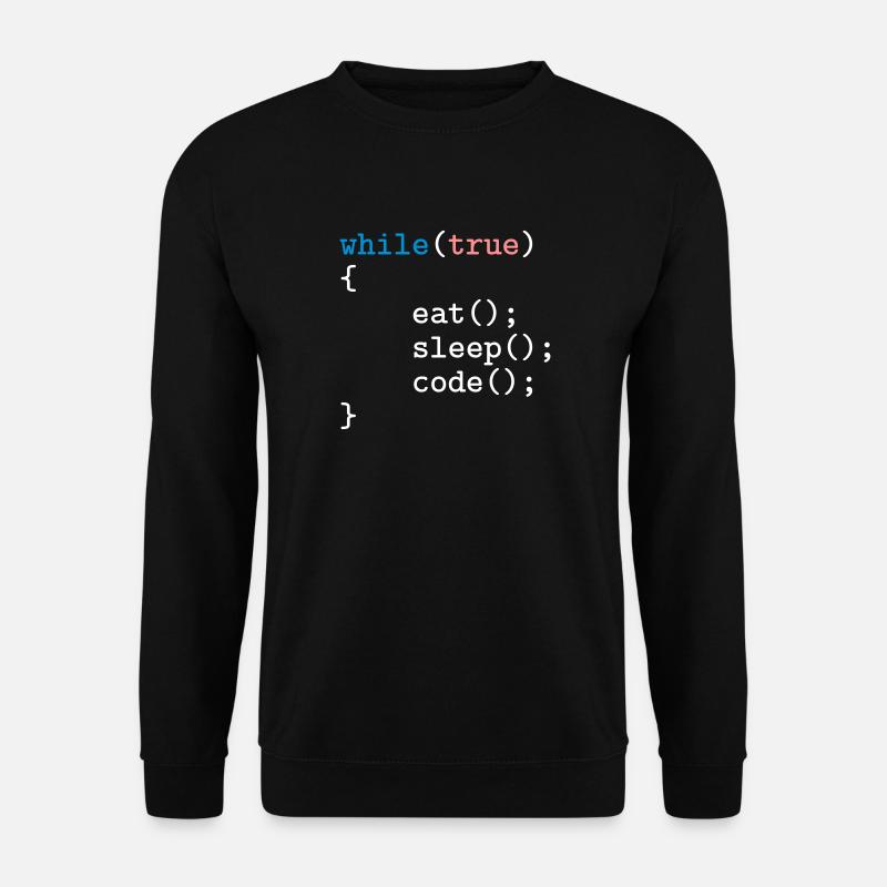 Programmierer, Software, Informatik, Developer - Unisex Pullover - Schwarz