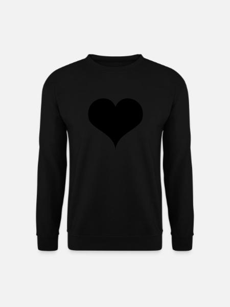 heart - Unisex Sweatshirt - black