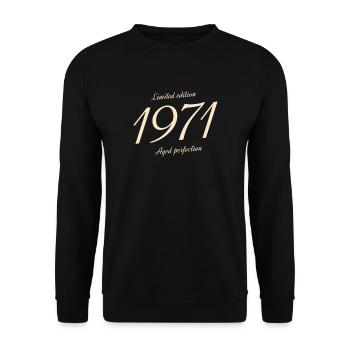 Limited edition 1971 aged perfection - Sweat-shirt Unisexe - noir - Devant - Alina (178cm) & Michal (187cm)