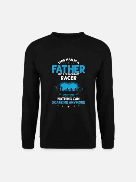 Drachenboot und Drachenboot Crew - Unisex Pullover - Schwarz