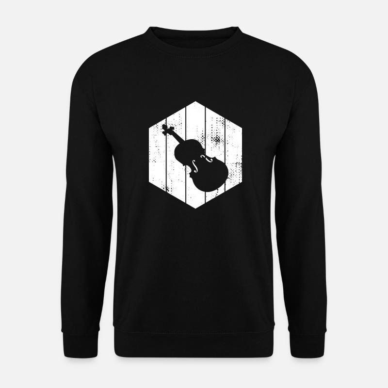 Geigenskizze - Unisex Pullover - Schwarz