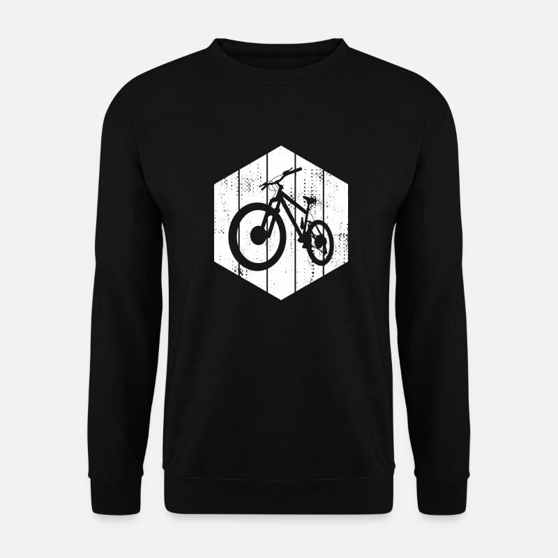 Mountain biking sketch - Unisex Sweatshirt - black