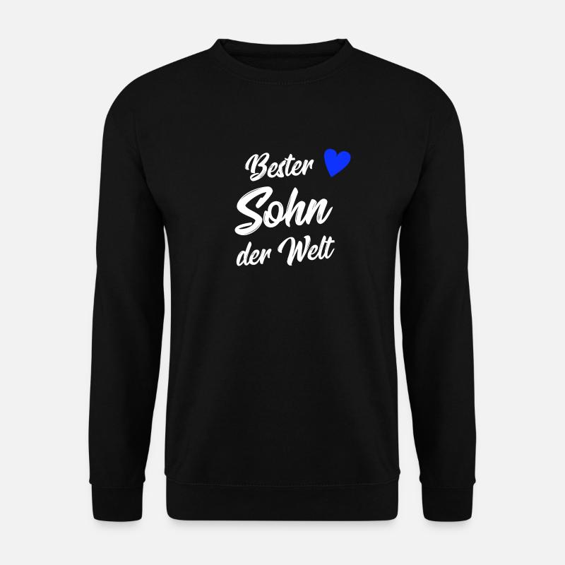 Sohn Geschenk | Bester Sohn der Welt - Unisex Pullover - Schwarz