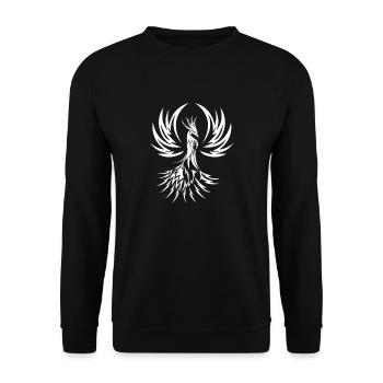 Phoenix Phönix - Unisex Pullover - Schwarz - Vorne - Alina (178cm) & Michal (187cm)
