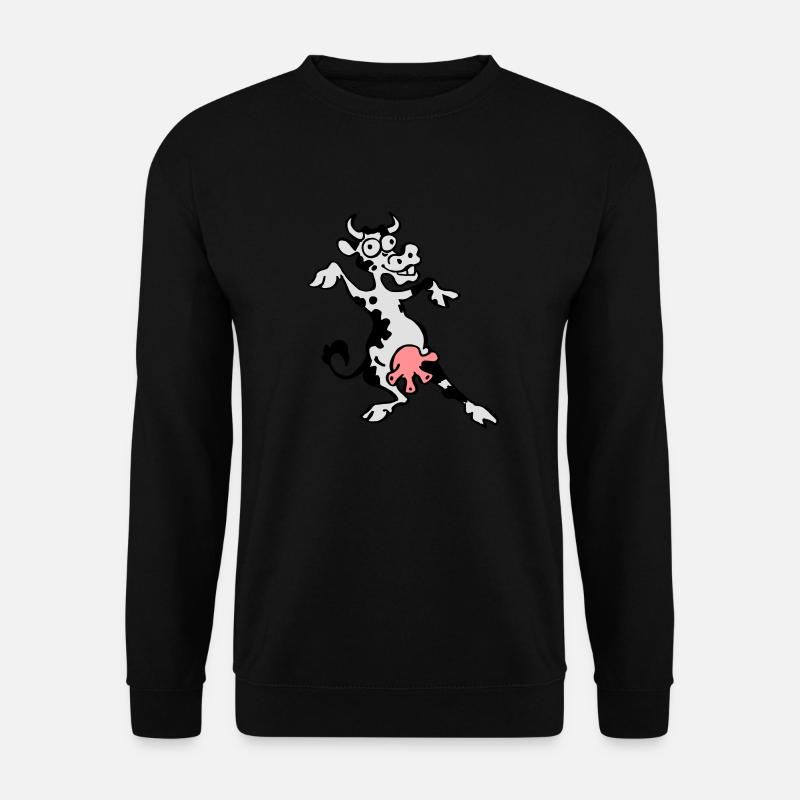 Bekloppte Kuh - Unisex Pullover - Schwarz