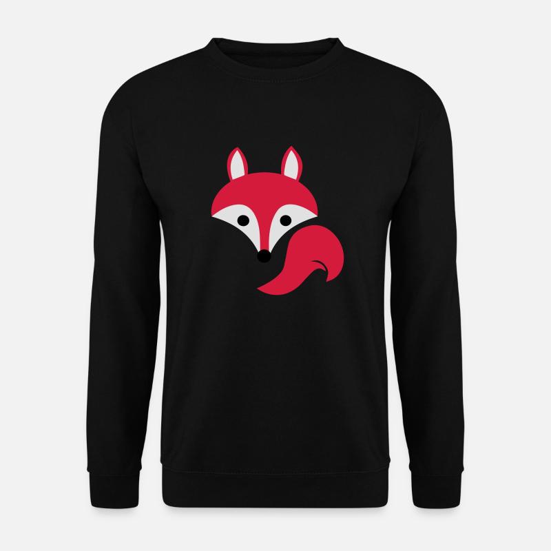 Fuchs - Unisex Pullover - Schwarz