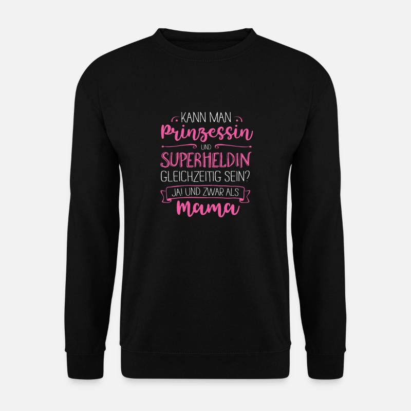 Supermama - Unisex Pullover - Schwarz