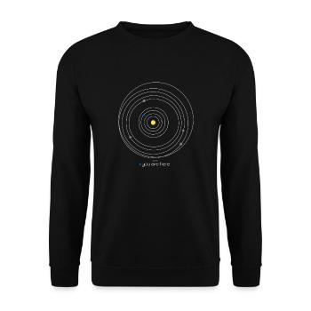 Sonnensystem - Unisex Pullover - Schwarz - Vorne - Alina (178cm) & Michal (187cm)