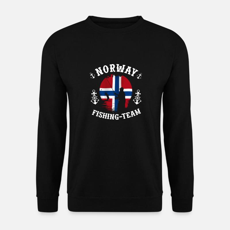 Norway-fishing-team - Unisex Pullover - Schwarz