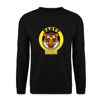 Parti Tigres - Sweat-shirt Unisexe - noir - Devant - Alina (178cm) & Michal (187cm)