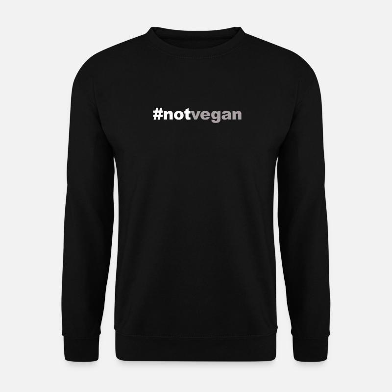 not vegan - Unisex Pullover - Schwarz