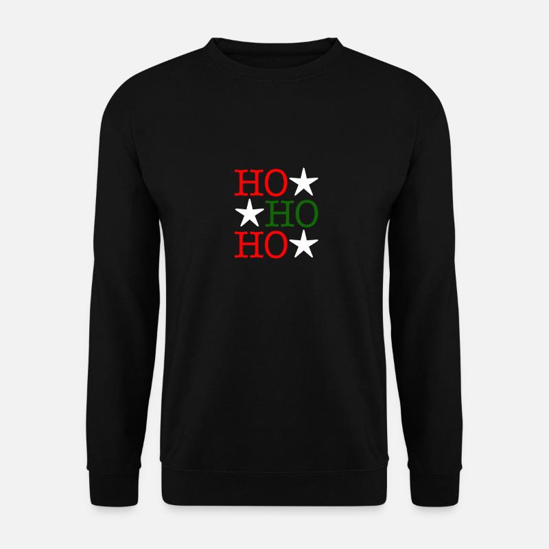 HO HO HO - Unisex Pullover - Schwarz