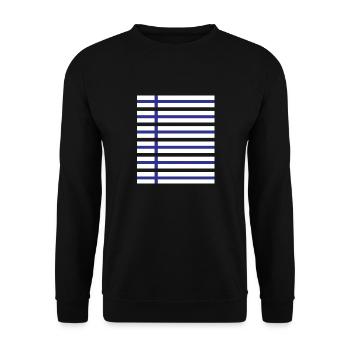 Finlande drapeau finlandais cadeau de noel - Sweat-shirt Unisexe - noir - Devant - Alina (178cm) & Michal (187cm)