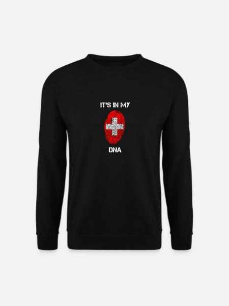 DNA Schweiz SUI Swiss - Unisex Pullover - Schwarz