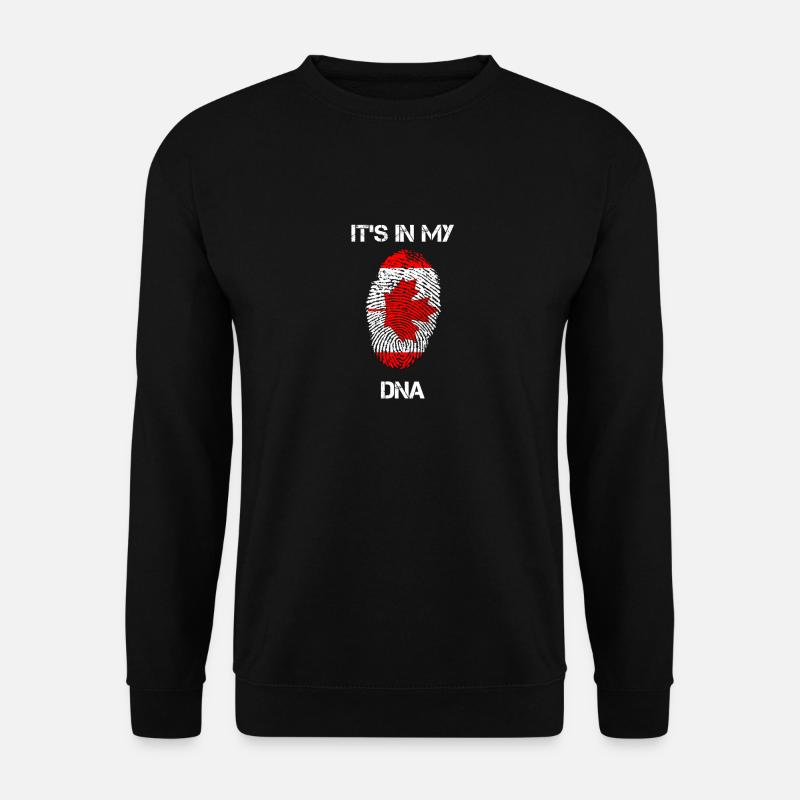 DNA Canada Kanada - Unisex Pullover - Schwarz