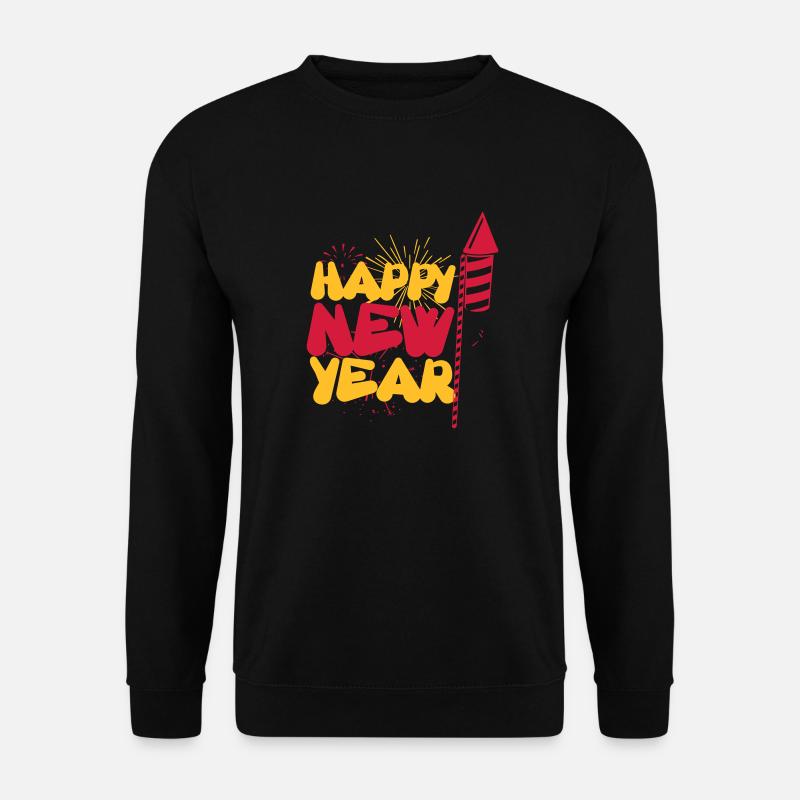 Happy new year - Unisex Pullover - Schwarz