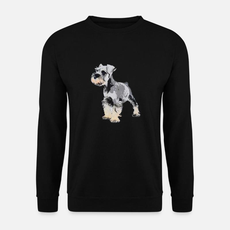 Zwergschnauzer 1 - Unisex Pullover - Schwarz