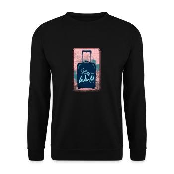 Reise - Unisex Pullover - Schwarz - Vorne - Alina (178cm) & Michal (187cm)
