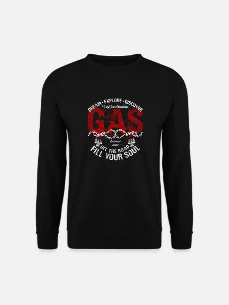 66Adventures - Dream Explore Discover - Unisex Pullover - Schwarz