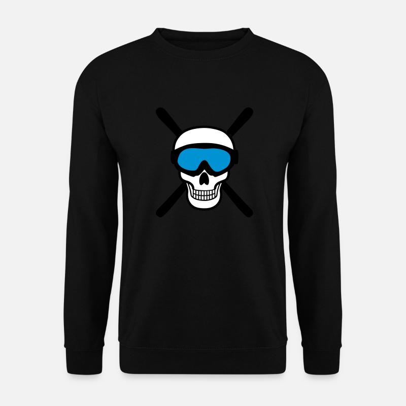 Ski Totenkopf - Unisex Pullover - Schwarz